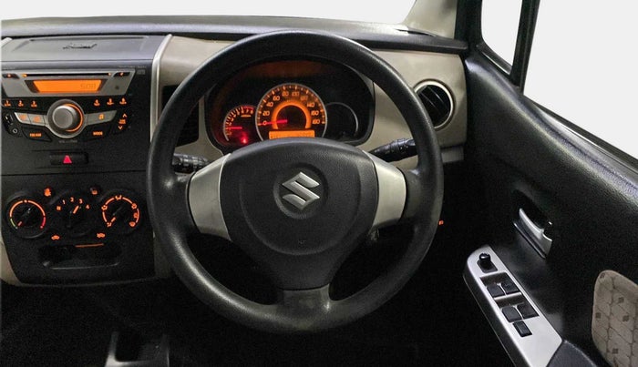 2014 Maruti Wagon R 1.0 VXI, Petrol, Manual, 42,307 km, Steering Wheel Close Up