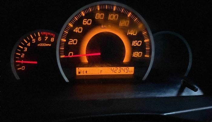 2014 Maruti Wagon R 1.0 VXI, Petrol, Manual, 42,307 km, Odometer Image