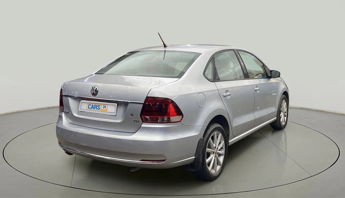 2017 Volkswagen Vento HIGHLINE PLUS 1.2 AT 16 ALLOY, Petrol, Automatic, 43,316 km, Right Back Diagonal