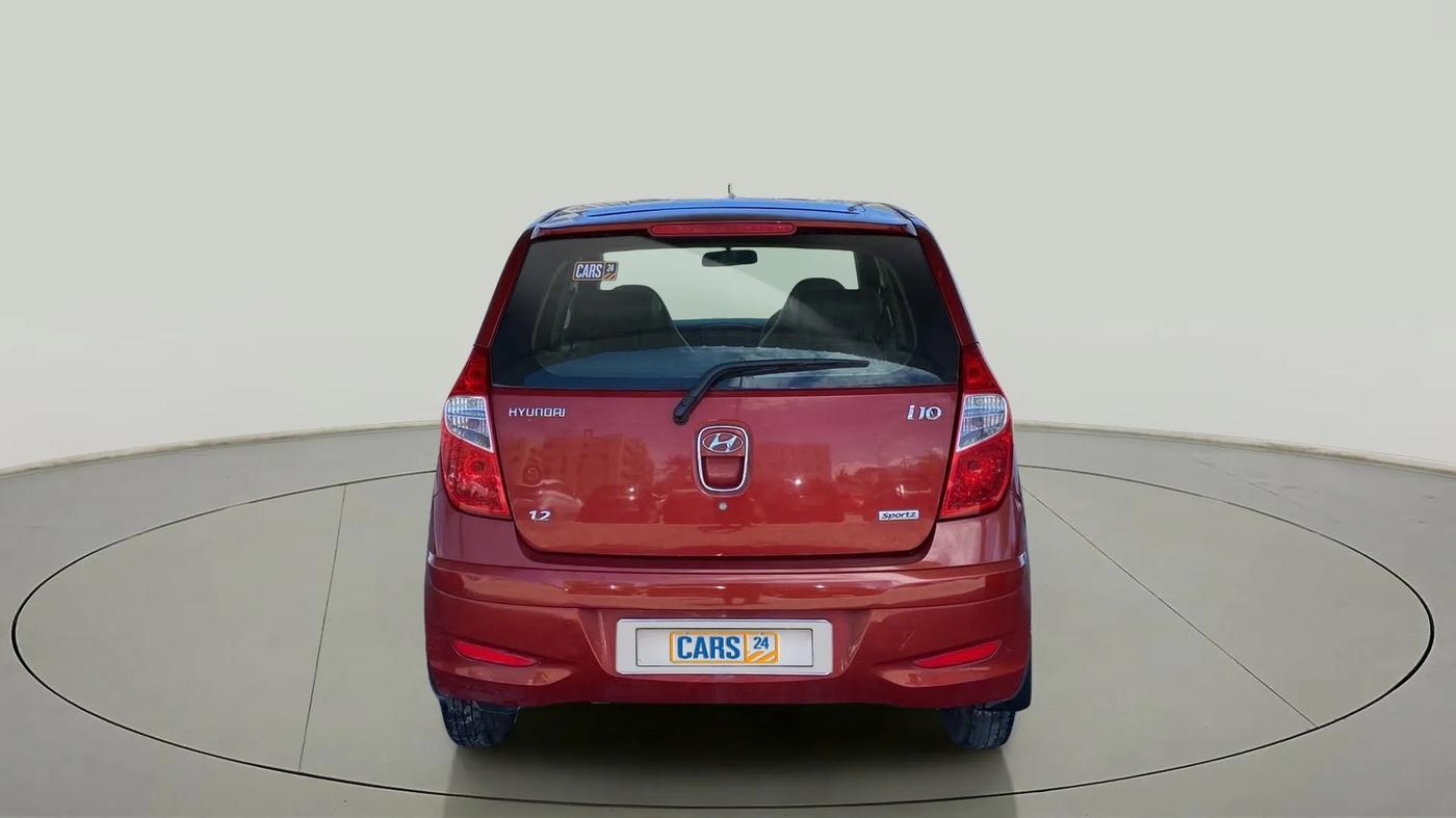 2012 Hyundai i10 SPORTZ 1.2, Petrol, Manual, 32,624 km, Back/Rear