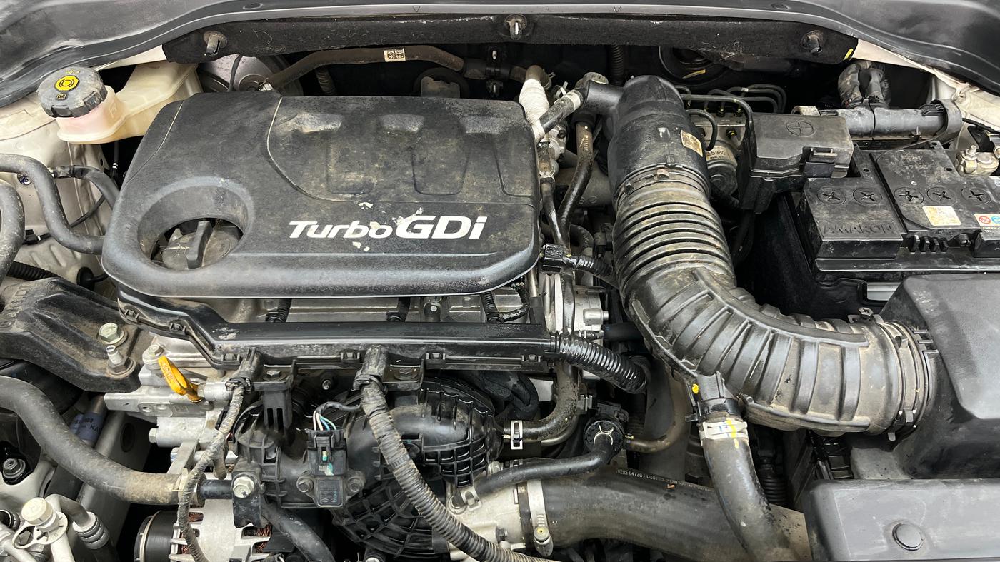 2022 KIA SONET HTX 1.0 IMT, Petrol, Manual, 41,476 km, Engine View