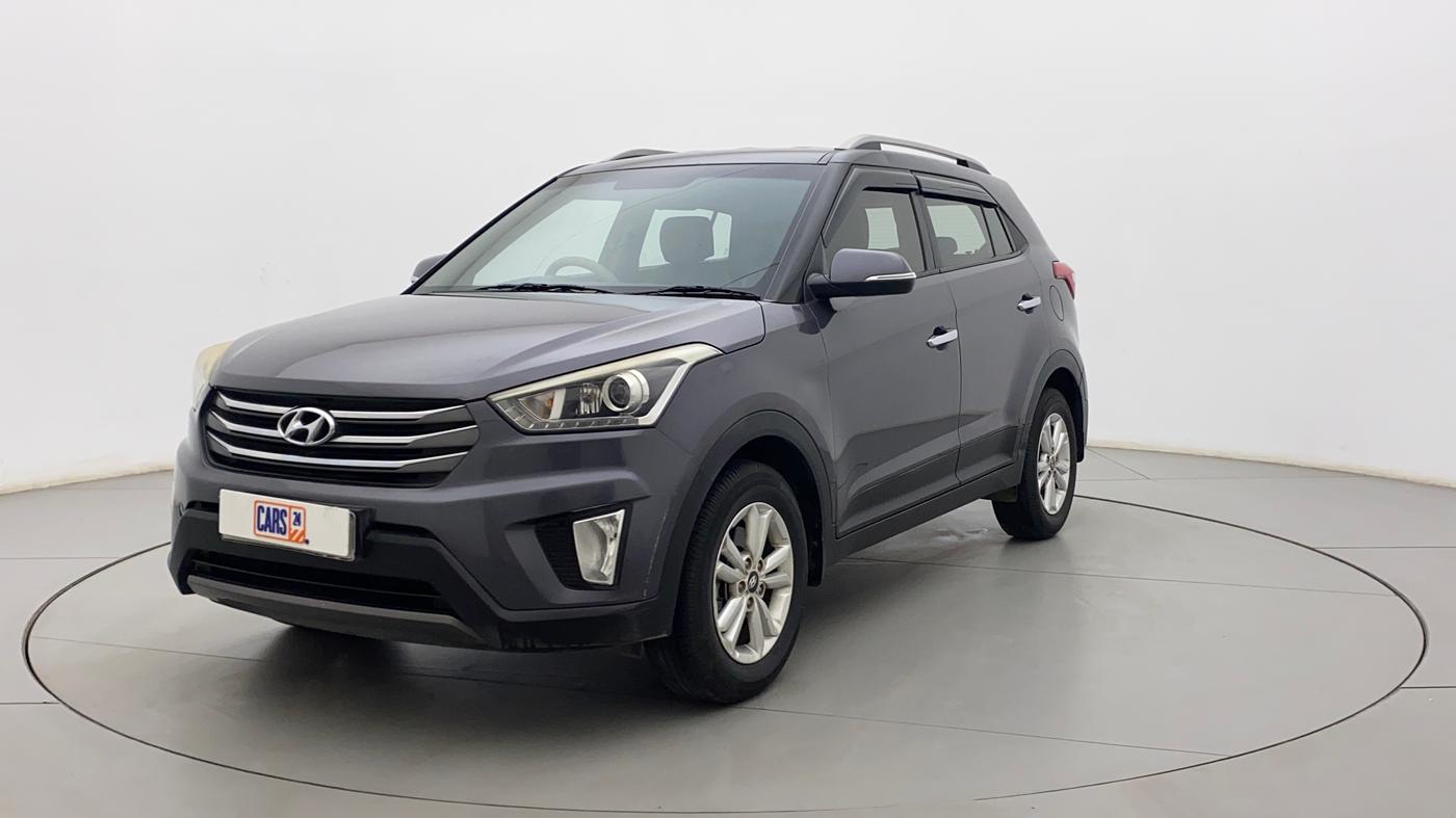 2016 Hyundai Creta SX PLUS 1.6 PETROL, Petrol, Manual, 76,804 km, Left Front Diagonal