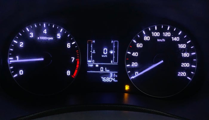 2016 Hyundai Creta SX PLUS 1.6 PETROL, Petrol, Manual, 76,804 km, Odometer Image