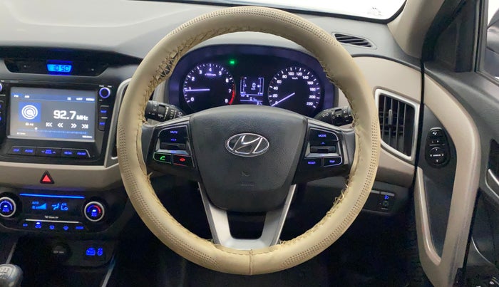 2016 Hyundai Creta SX PLUS 1.6 PETROL, Petrol, Manual, 76,804 km, Steering Wheel Close Up