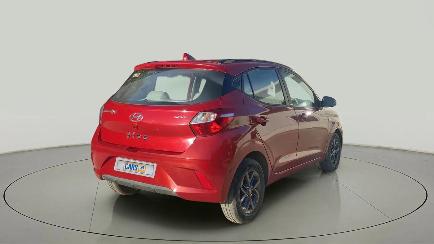 2021 Hyundai GRAND I10 NIOS SPORTZ U2 AMT 1.2 CRDI, Diesel, Automatic, 43,478 km, Right Back Diagonal
