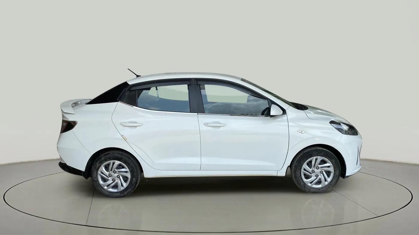 2021 Hyundai AURA S 1.2 CNG, CNG, Manual, 55,433 km, Right Side View