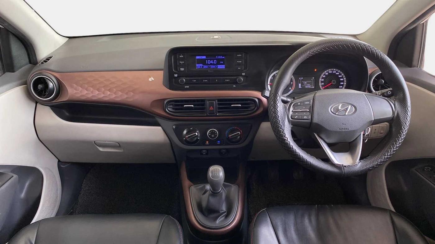 2021 Hyundai AURA S 1.2 CNG, CNG, Manual, 55,433 km, Dashboard