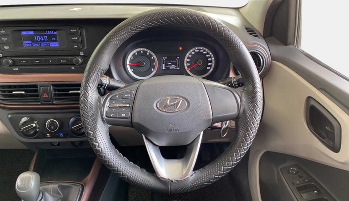 2021 Hyundai AURA S 1.2 CNG, CNG, Manual, 55,433 km, Steering Wheel Close Up