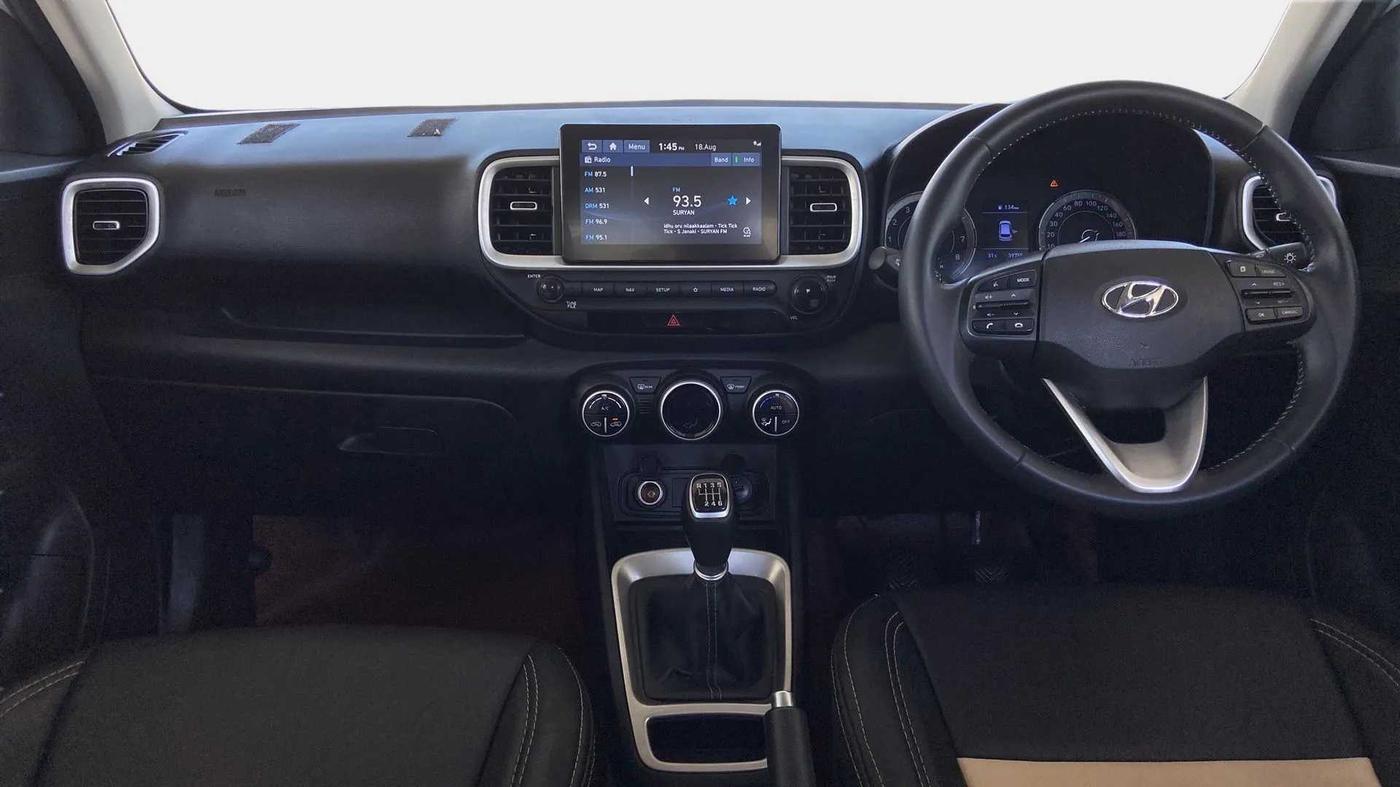 2020 Hyundai VENUE SX 1.0 (O) TURBO, Petrol, Manual, 39,810 km, Dashboard