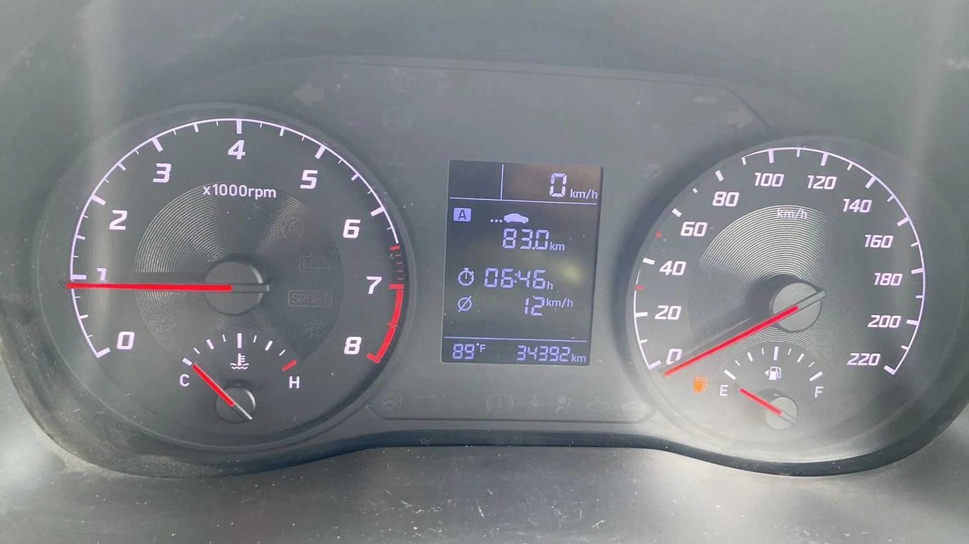 2021 Hyundai Verna S PLUS 1.5 VTVT, Petrol, Manual, 34,381 km, Odometer Image