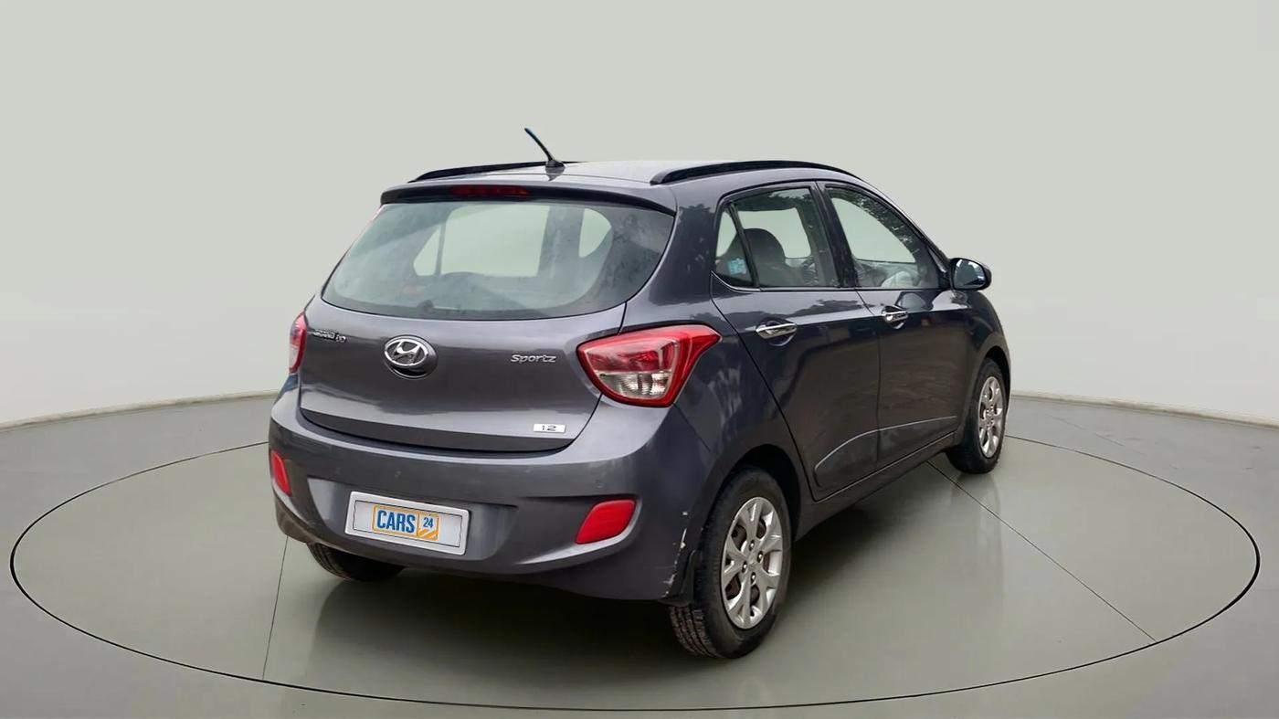 2014 Hyundai Grand i10 SPORTZ 1.2 KAPPA VTVT, Petrol, Manual, 93,192 km, Right Back Diagonal