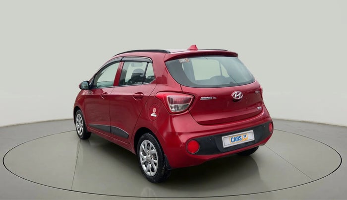 2017 Hyundai Grand i10 SPORTZ (O) 1.2 KAPPA VTVT, Petrol, Manual, 1,11,594 km, Left Back Diagonal