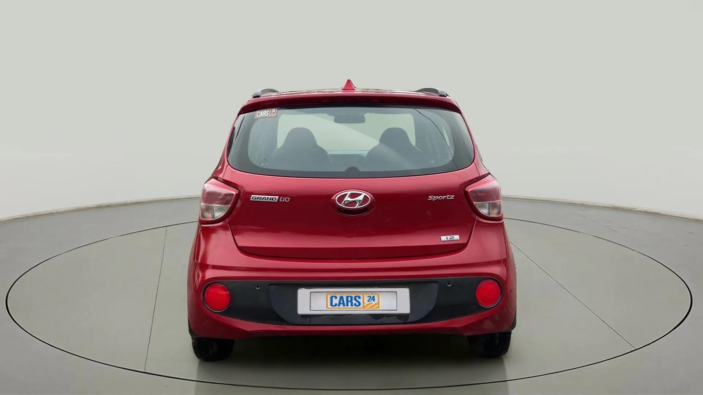 2017 Hyundai Grand i10 SPORTZ (O) 1.2 KAPPA VTVT, Petrol, Manual, 1,11,594 km, Back/Rear