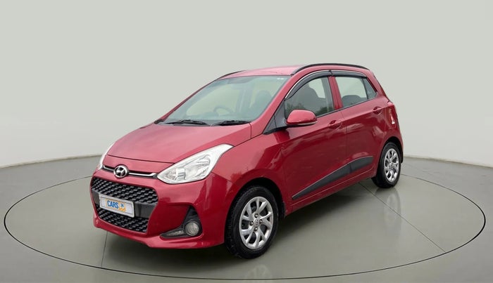 2017 Hyundai Grand i10 SPORTZ (O) 1.2 KAPPA VTVT, Petrol, Manual, 1,11,594 km, Left Front Diagonal