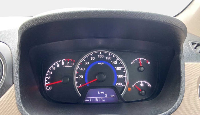 2017 Hyundai Grand i10 SPORTZ (O) 1.2 KAPPA VTVT, Petrol, Manual, 1,11,594 km, Odometer Image