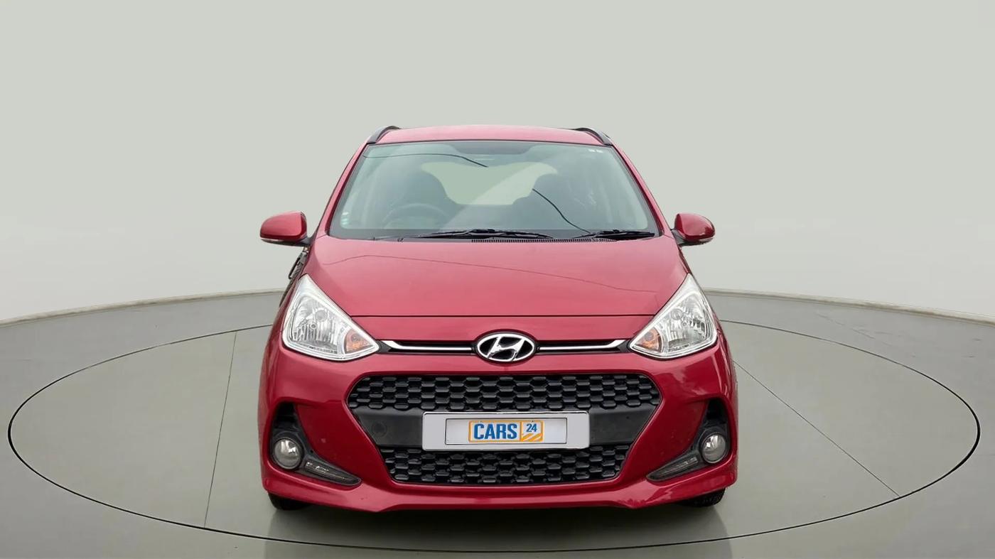 2017 Hyundai Grand i10 SPORTZ (O) 1.2 KAPPA VTVT, Petrol, Manual, 1,11,594 km, Front