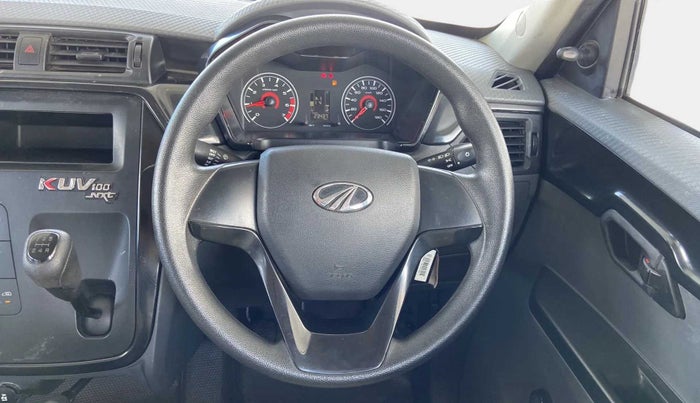 2019 Mahindra KUV 100 NXT K2+ P 6 STR, Petrol, Manual, 23,484 km, Steering Wheel Close Up