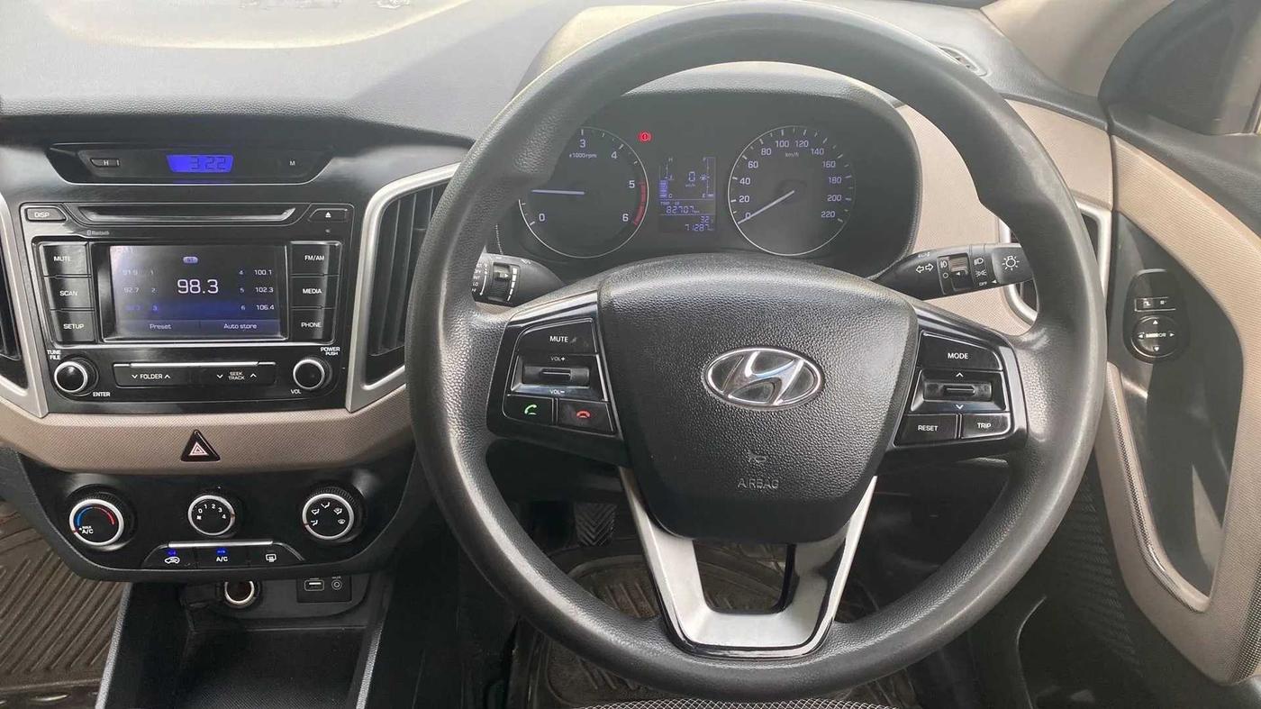 2017 Hyundai Creta S 1.4 DIESEL, Diesel, Manual, 71,242 km, Steering Wheel Close Up