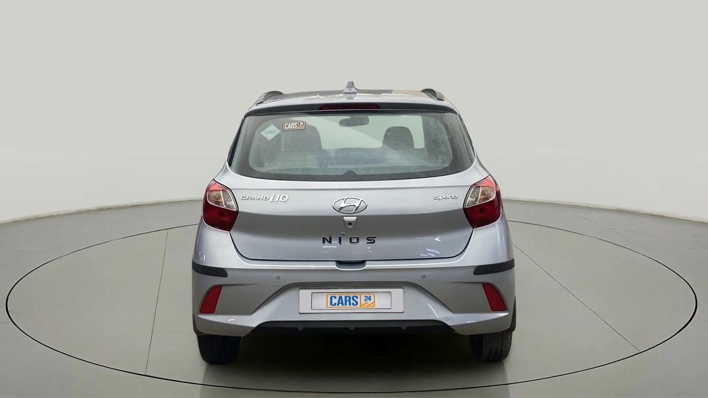 2022 Hyundai GRAND I10 NIOS SPORTZ 1.2 KAPPA VTVT CNG, CNG, Manual, 38,377 km, Back/Rear