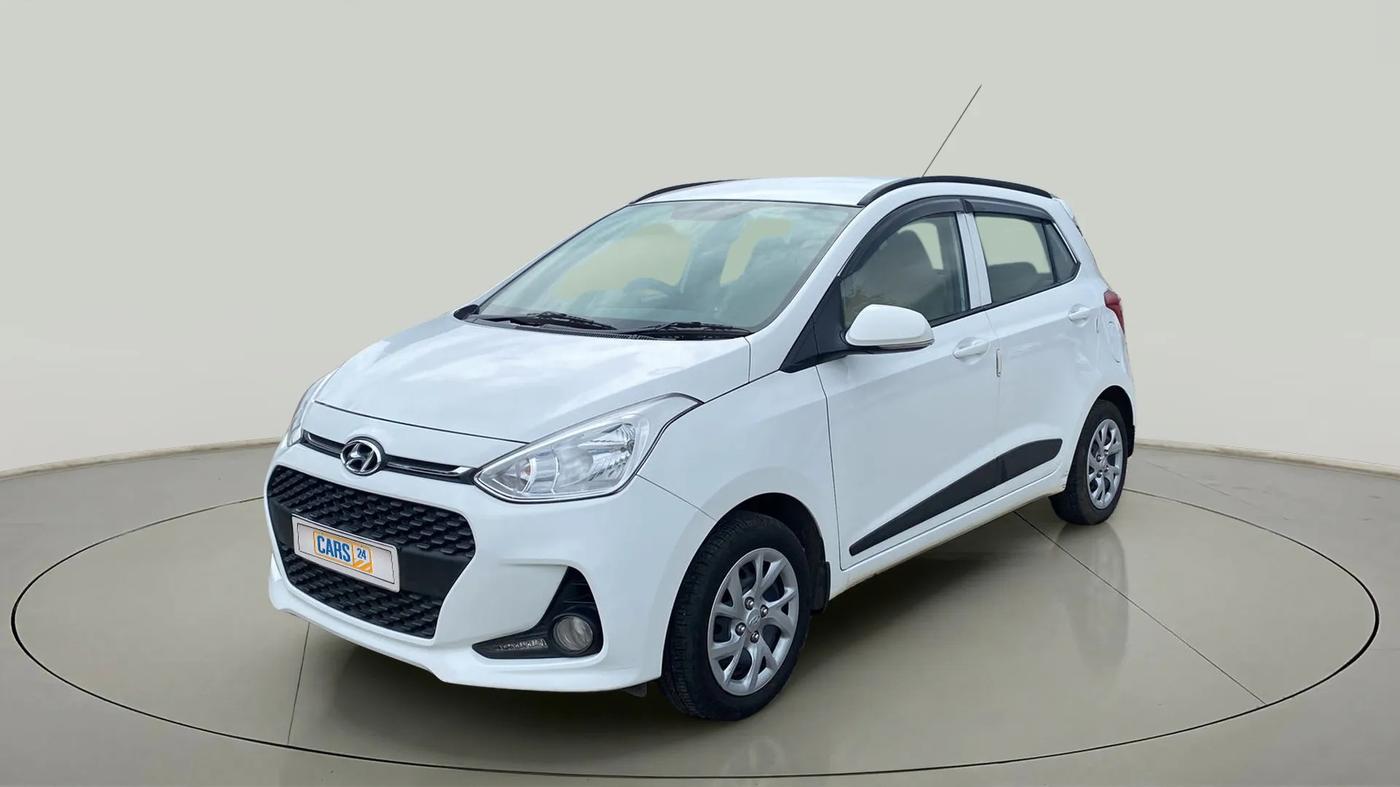 2019 Hyundai Grand i10 SPORTZ 1.2 KAPPA VTVT, CNG, Manual, 27,433 km, Left Front Diagonal