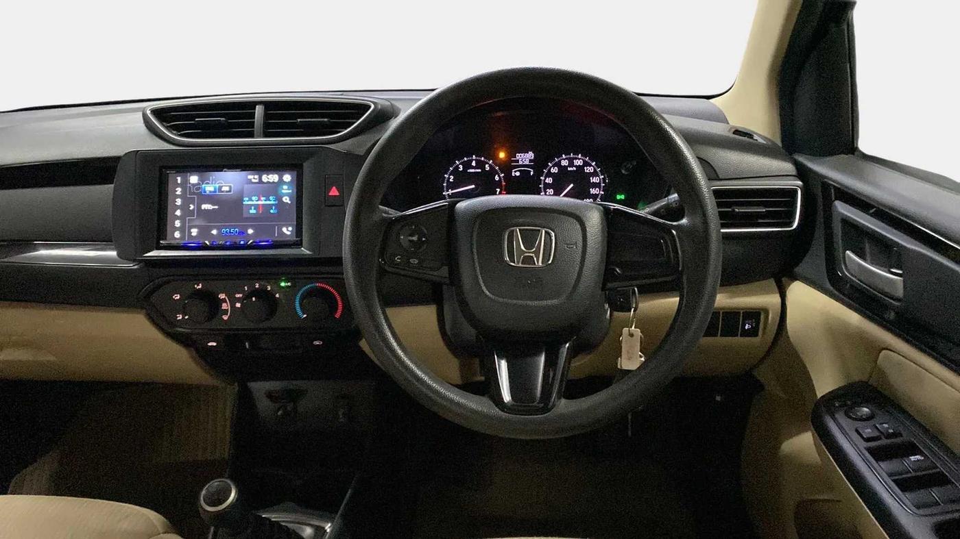 2019 Honda Amaze 1.2L I-VTEC S, Petrol, Manual, 7,228 km, Steering Wheel Close Up