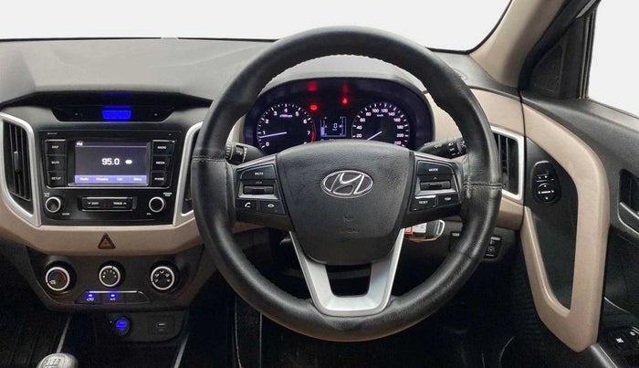 2018 Hyundai Creta E PLUS 1.6 PETROL, Petrol, Manual, 34,410 km, Steering Wheel Close Up