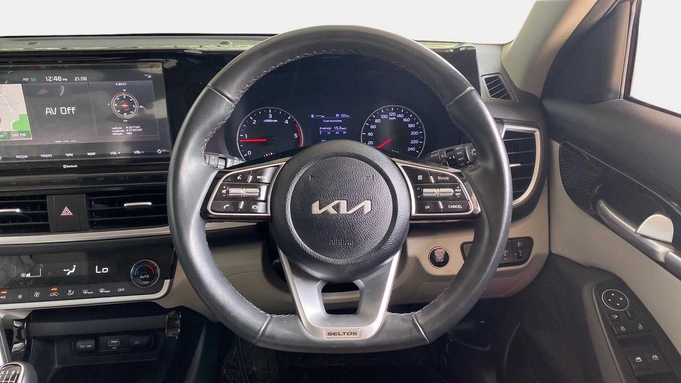 2022 KIA SELTOS HTX DIESEL 1.5, Diesel, Manual, 42,496 km, Steering Wheel Close Up