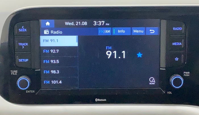 2020 Hyundai GRAND I10 NIOS SPORTZ 1.2 KAPPA VTVT, Petrol, Manual, 32,416 km, Infotainment System