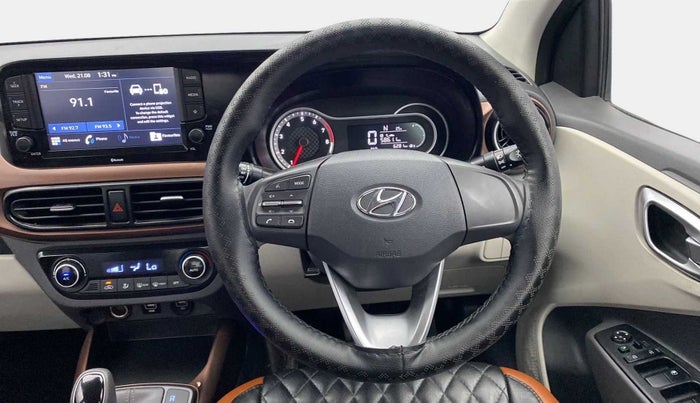 2020 Hyundai AURA SX PLUS 1.2 AMT, Petrol, Automatic, 6,273 km, Steering Wheel Close Up