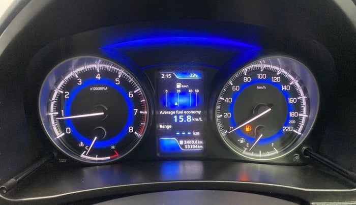 2018 Maruti Baleno ALPHA PETROL 1.2, Petrol, Manual, 55,486 km, Odometer Image