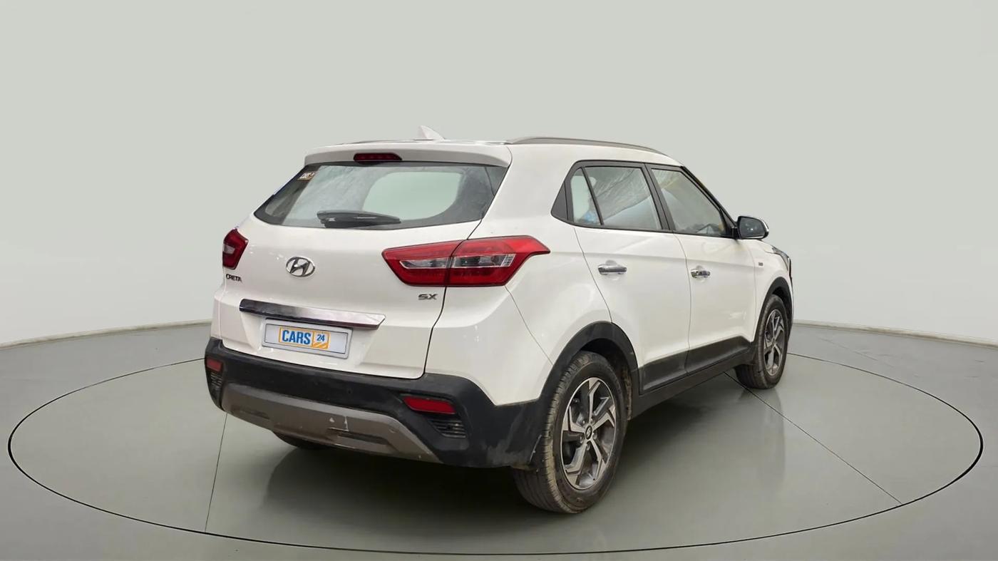 2019 Hyundai Creta SX AT 1.6 PETROL, Petrol, Automatic, 47,095 km, Right Back Diagonal