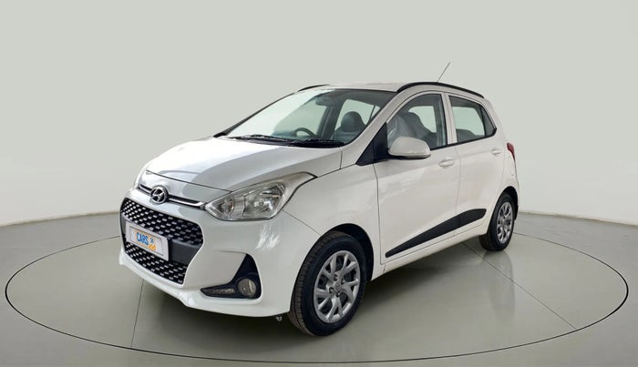 2017 Hyundai Grand i10 SPORTZ (O) 1.2 KAPPA VTVT, Petrol, Manual, 55,205 km, Left Front Diagonal