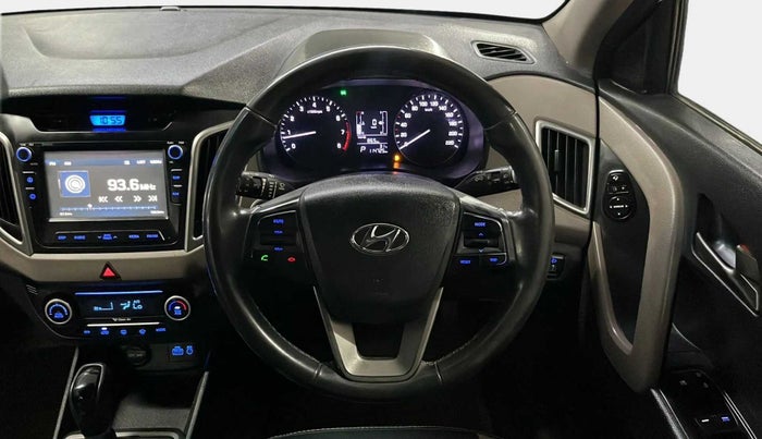 2016 Hyundai Creta SX PLUS AT 1.6 PETROL, Petrol, Automatic, 1,14,751 km, Steering Wheel Close Up