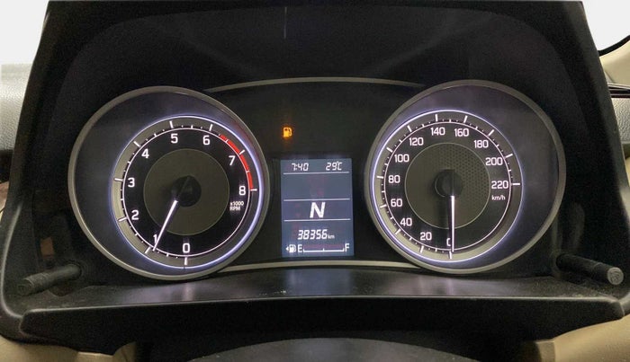 2019 Maruti Dzire ZXI AMT, Petrol, Automatic, 38,340 km, Odometer Image