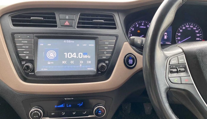 2017 Hyundai Elite i20 ASTA 1.2 (O), Petrol, Manual, 77,190 km, Air Conditioner