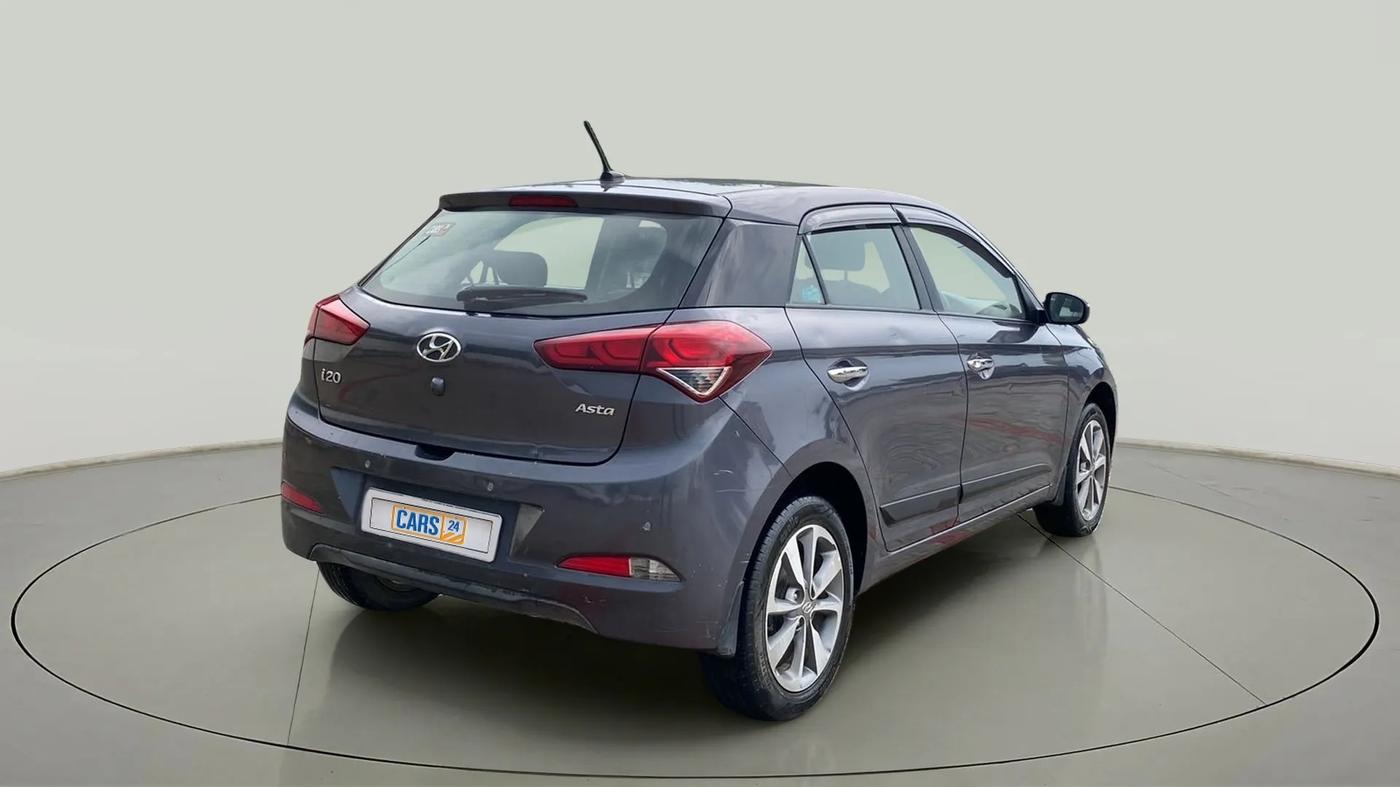 2017 Hyundai Elite i20 ASTA 1.2 (O), Petrol, Manual, 77,190 km, Right Back Diagonal