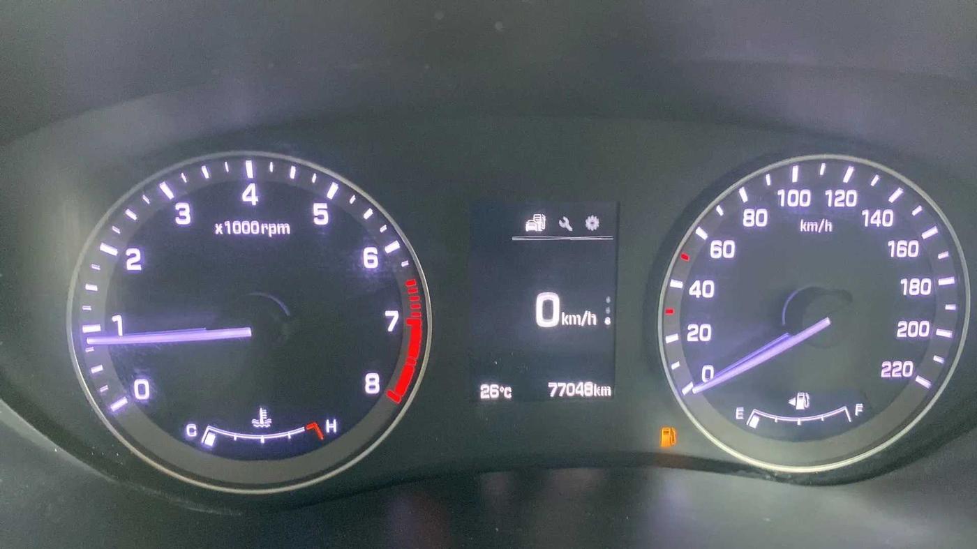 2017 Hyundai Elite i20 ASTA 1.2 (O), Petrol, Manual, 77,190 km, Odometer Image
