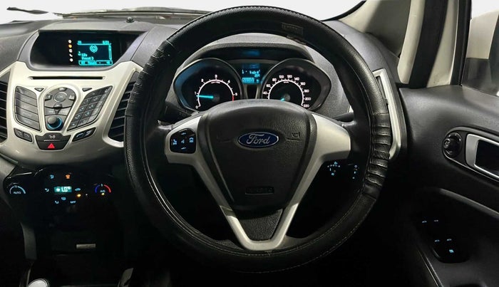 2016 Ford Ecosport TITANIUM+ 1.5L DIESEL, Diesel, Manual, 1,00,253 km, Steering Wheel Close Up