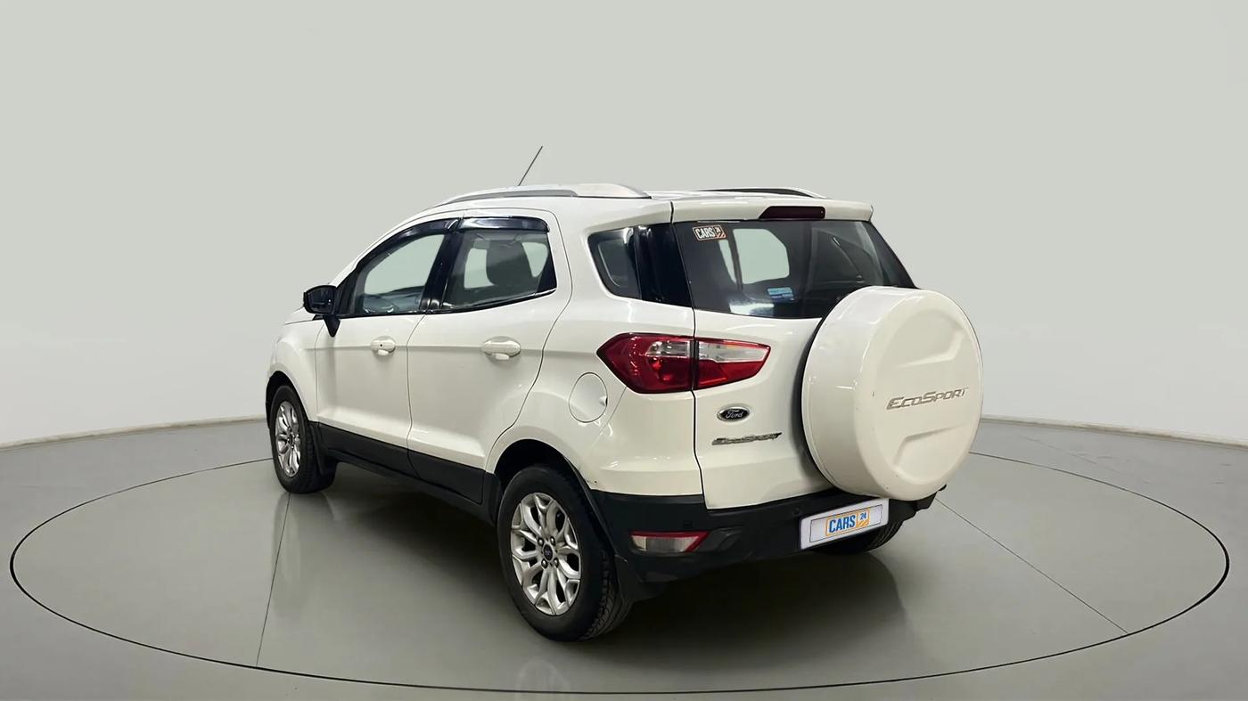 2016 Ford Ecosport TITANIUM+ 1.5L DIESEL, Diesel, Manual, 1,00,253 km, Left Back Diagonal