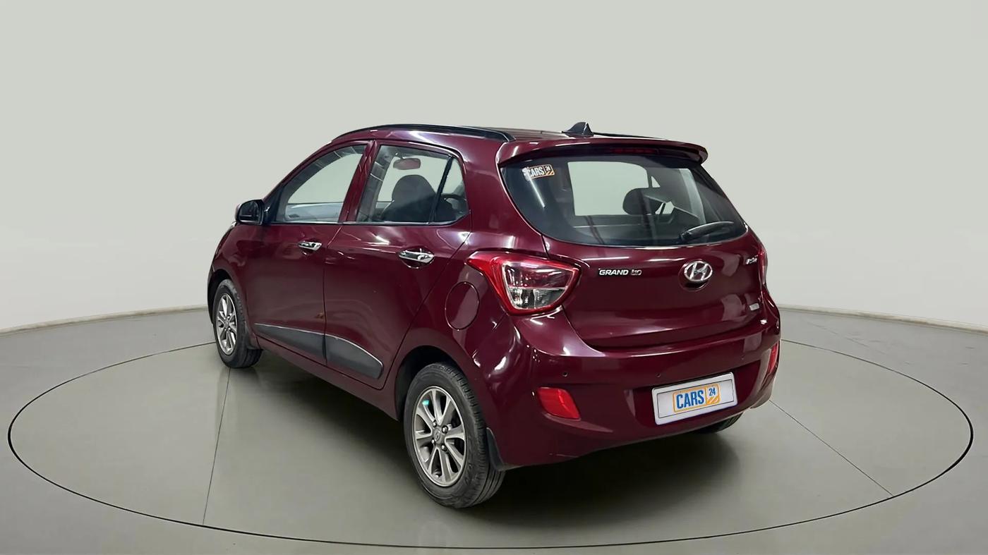 2016 Hyundai Grand i10 ASTA (O) 1.2 KAPPA VTVT, Petrol, Manual, 24,490 km, Left Back Diagonal