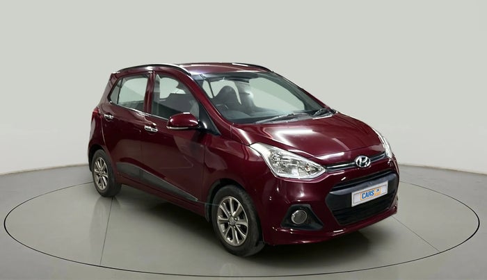 2016 Hyundai Grand i10 ASTA (O) 1.2 KAPPA VTVT, Petrol, Manual, 24,490 km, Right Front Diagonal