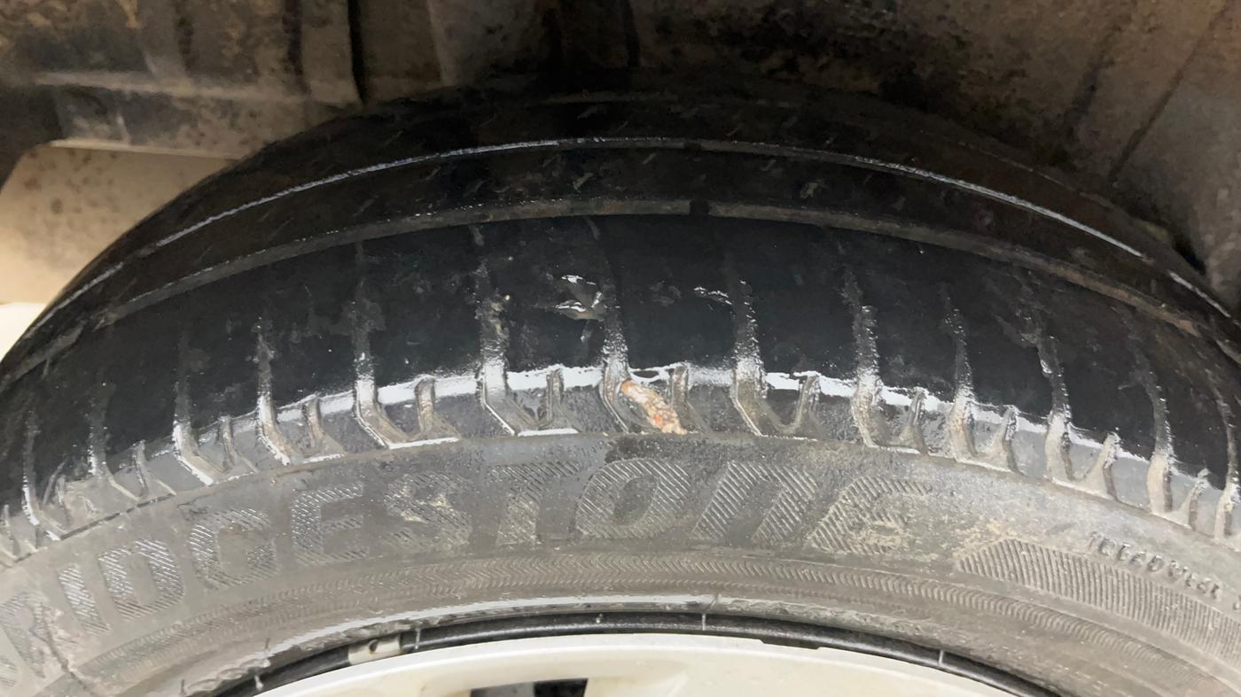 2021 Maruti Ertiga VXI SHVS, CNG, Manual, 62,845 km, Right Rear Tyre Tread