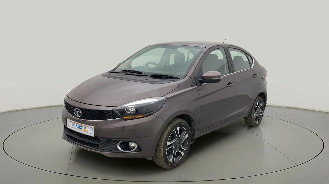 2017 Tata TIGOR XZ (O) PETROL, CNG, Manual, 45,447 km, Left Front Diagonal