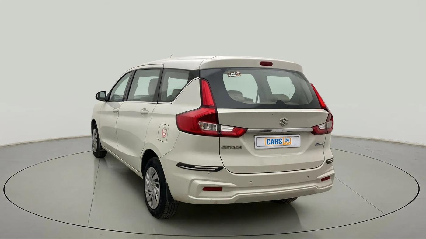 2019 Maruti Ertiga VXI AT SHVS, Petrol, Automatic, 37,985 km, Left Back Diagonal