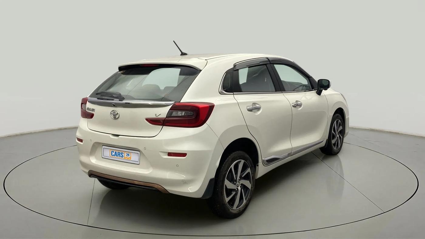 2023 Toyota Glanza V AMT, Petrol, Automatic, 24,402 km, Right Back Diagonal
