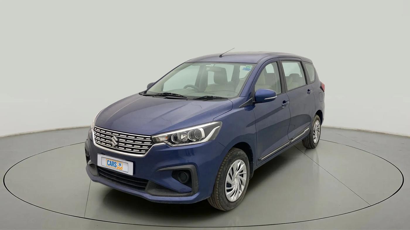2020 Maruti Ertiga VXI AT SHVS, Petrol, Automatic, 25,009 km, Left Front Diagonal