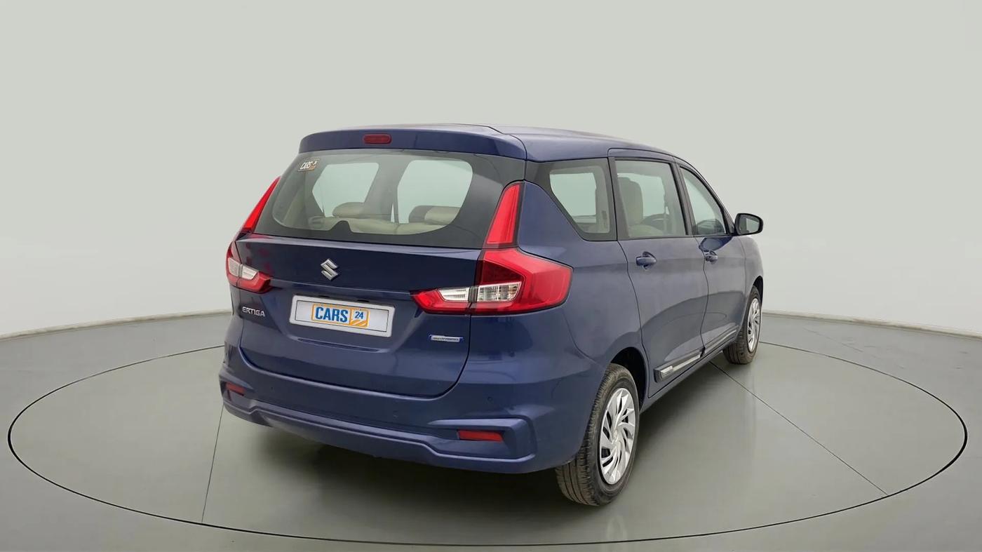 2020 Maruti Ertiga VXI AT SHVS, Petrol, Automatic, 25,009 km, Right Back Diagonal