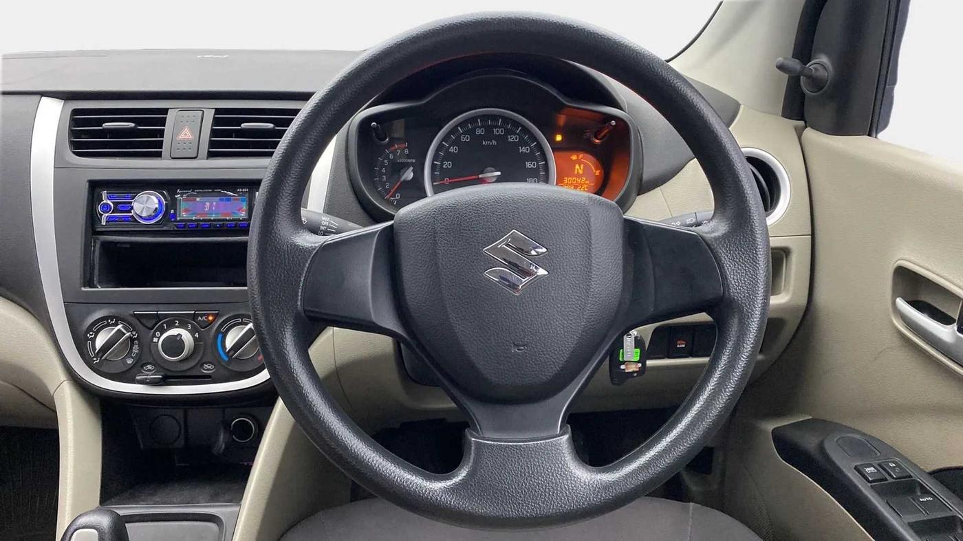2015 Maruti Celerio VXI AMT, Petrol, Automatic, 29,983 km, Steering Wheel Close Up