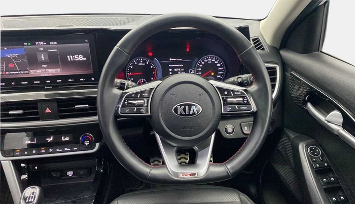 2020 KIA SELTOS GTX 1.4 PETROL, Petrol, Manual, 34,499 km, Steering Wheel Close Up