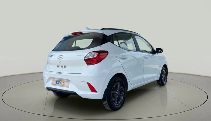 2021 Hyundai GRAND I10 NIOS SPORTZ AMT 1.2 KAPPA VTVT, Petrol, Automatic, 50,099 km, Right Back Diagonal